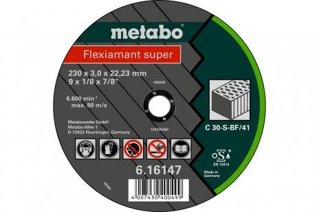 METABO Brusný kotouč Flexiamant SUPER 125 x 2,5 x 22,23 kámen, TF 42 616312000