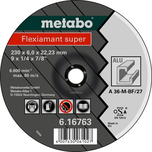 METABO Brusný kotouč - neželezné kovy 230x6,0x22,2 616763000