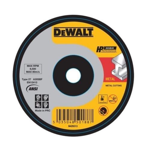 DeWALT Řezný kotouč na kov 180 x 22,23 x 3 mm DWA4524IA