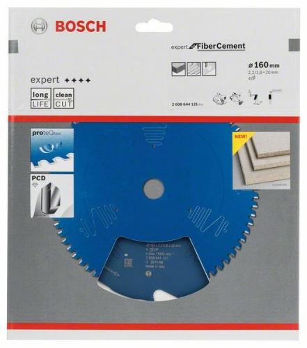 BOSCH Pilový kotouč Expert for Fibre Cement 160 x 20 x 2,2 mm, 4 2608644121