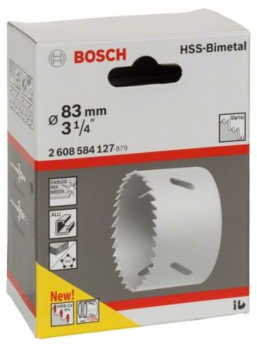 BOSCH Děrovka HSS-bimetal pro standardní adaptér 83 mm, 3 1/4" 2608584127