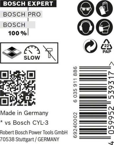 BOSCH EXPERT CYL-9 MultiConstruction 5x50,10ks 2608900638