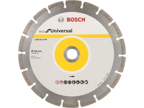 BOSCH Diamantový dělicí kotouč ECO For Universal 350x20x3.2x8 2608615034