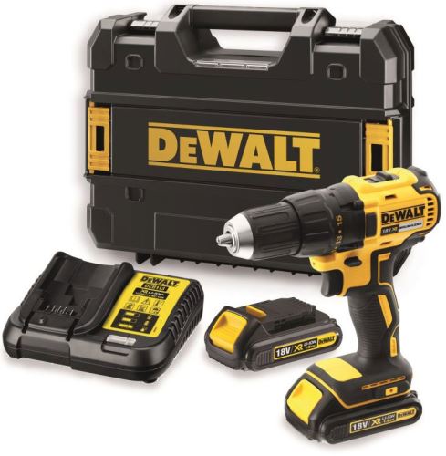 DEWALT Aku vrtací šroubovák 18 V, 2x aku Li-Ion 1,5 Ah DCD777S2T