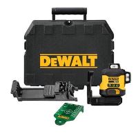 DeWALT zelený laser 3 x 360° DCLE34031N