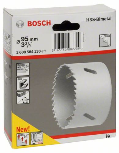 BOSCH Děrovka HSS-bimetal pro standardní adaptér 95 mm, 3 3/4" 2608584130