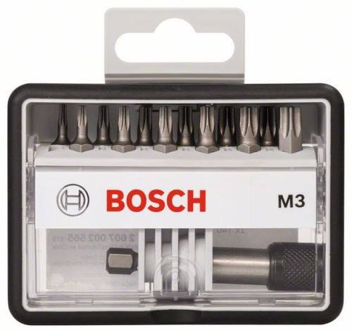 BOSCH sada šroubovacích bitů m3 (torx) RL extra hart 2607002565