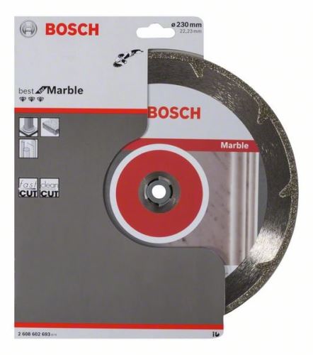 BOSCH Diamantový dělicí kotouč Best for Marble 230 x 22,23 x 2,2 x 3 mm 2608602693