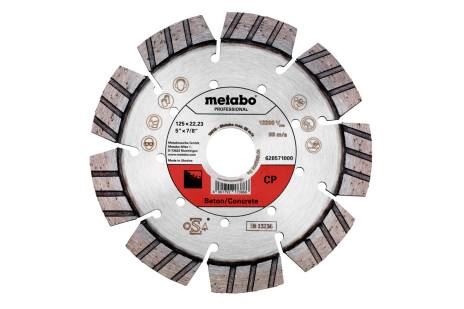 METABO Diamantový řezný kotouč Dia-TS 125x22,23 mm - CP, Beton, Profesionál 628571000