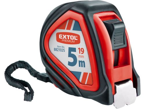 EXTOL PREMIUM Metr svinovací, 5m, š. 19mm