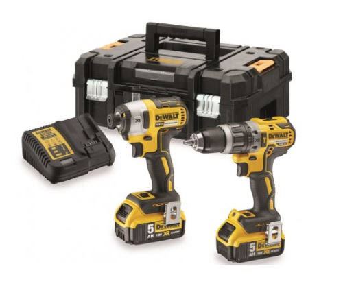 DeWALT Aku bezuhlíková kombo sada nářadí DCK266P2T