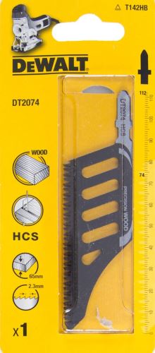 DeWALT pilové plátky HCS na dřevo, ochranné lišty, 5 ks DT2074 DT2074