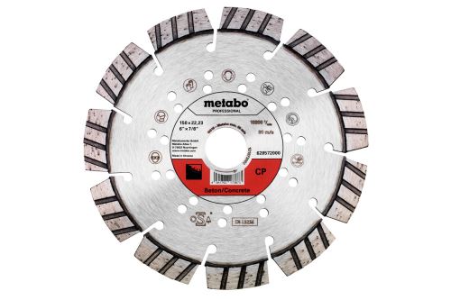 METABO Diamantový řezný kotouč Dia-TS 150x22.23mm - CP, Beton, Profesionál 628572000