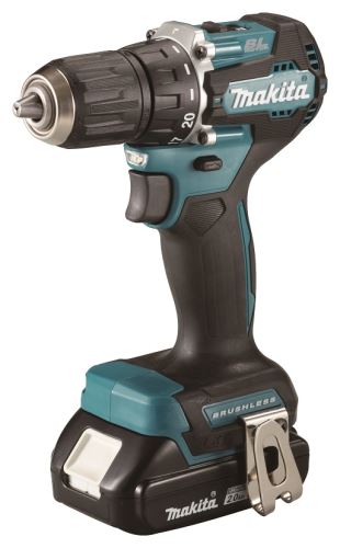 Makita Aku bezuhlíkový šroubovák Li-ion LXT 18V 2,0 Ah, Makpac DDF487RAJ