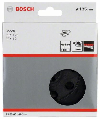 BOSCH Brusné talíře Střední 125 mm 2608601062