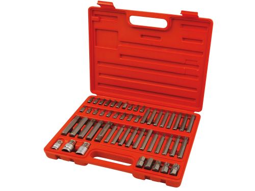 EXTOL PREMIUM Hroty IMBUS-TORX-XZN, sada 51ks, pro ráčny 3/8", 1/2"