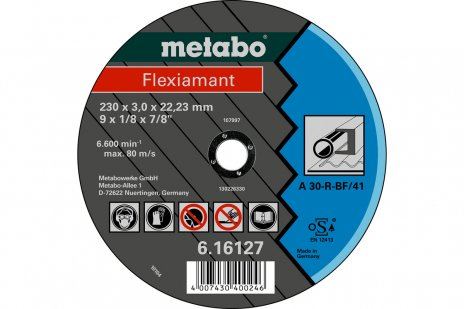 METABO Brusný kotouč Flexiamant 100x2,5x16,0 ocel, TF 41 - 616742000 616742000