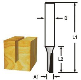 MAKITA Drážkovací fréza 1 břit stopka 8 mm,4x13x51 mm D-47385