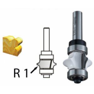 MAKITA Profilová fréza s ložiskem stopka 8 mm,25,4x13x61,2 mm D-48826