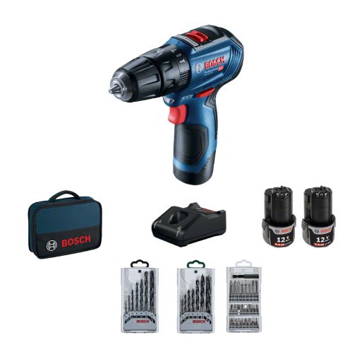 BOSCH Akumulátorový kombinovaný šroubovák GSB 12V-30 06019G9101