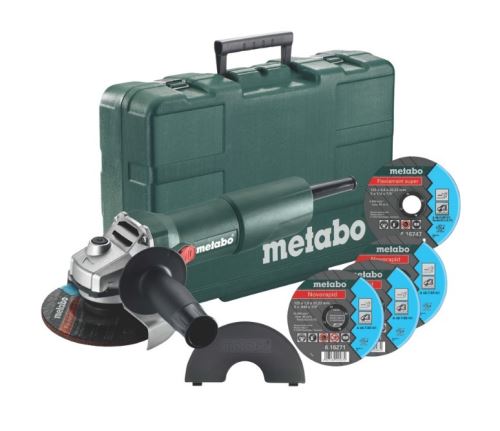 Metabo W 750-125 úhlová bruska - set 603605680