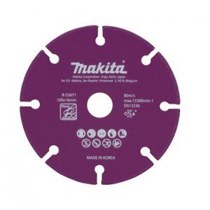 MAKITA kotouč řezný diamantový ocel 100x1.3x16 mm B-53671