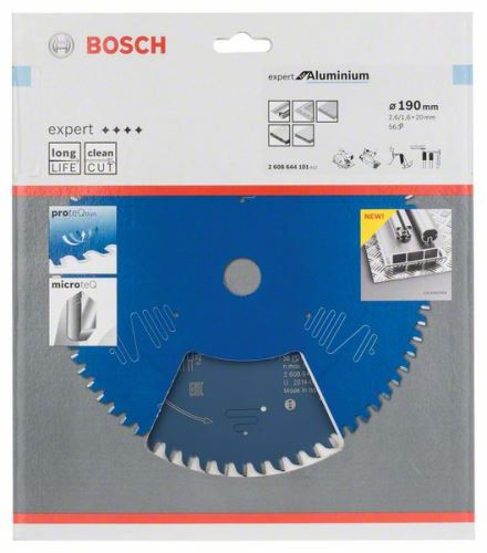 BOSCH Pilový kotouč Expert for Aluminium 190 x 20 x 2,6 mm, 56 2608644101