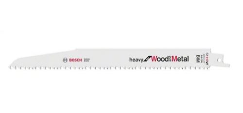 BOSCH Pilový plátek do pily ocasky S 1110 VF Heavy for Wood and Metal (5 ks) 2608657610