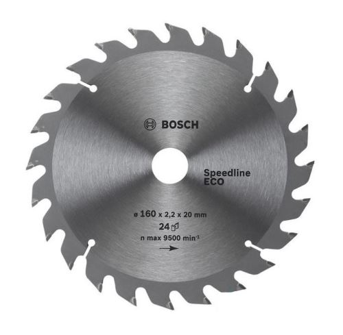 BOSCH Pilový kotouč Eco for Wood 160x2.2/1.4x20 24T 2608644373