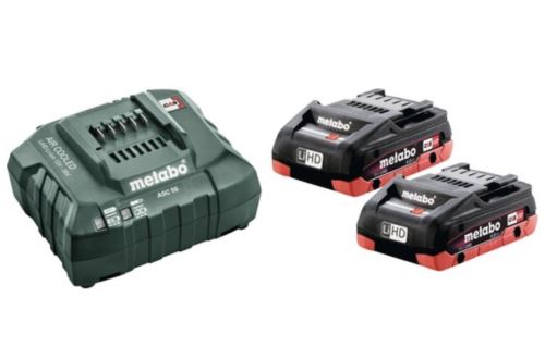 METABO Basic set (nabíječka + akumulátory) 18V / 2 x LiHD 4,0 Ah 685163000