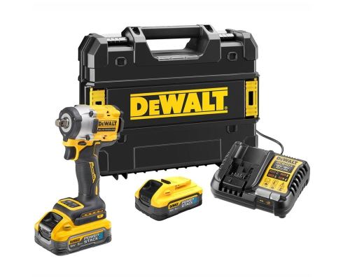 DEWALT Rázový utahovák 2-18V-5AH, baterie POWERSTACK DCF921H2T