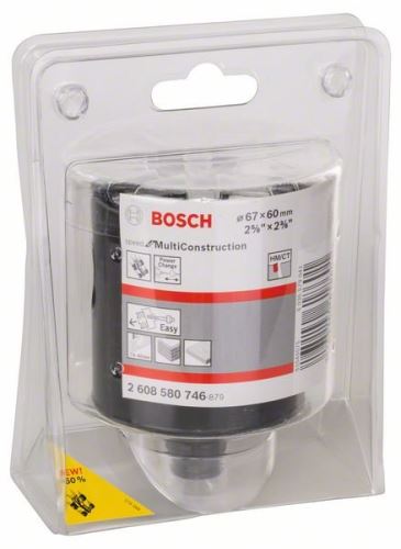 BOSCH Děrovka Speed for Multi Construction 67 mm, 2 5/8" 2608580746