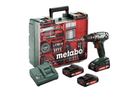 METABO BS 18 SET Aku vrtací šroubovák, mobilní dílna 602207940