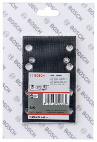 BOSCH Brusná deska 80 x 130 mm 2608601444