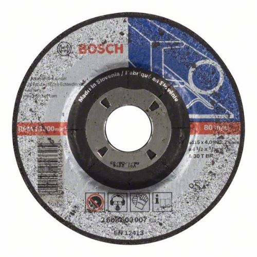 BOSCH Hrubovací kotouč profilovaný Expert for Metal A 30 T BF, 125 mm, 6,0 mm 2608600223