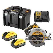 DeWALT  18V XR 190mm kotoučová pila 2x 5,0Ah baterie PowerStack DCS573H2T