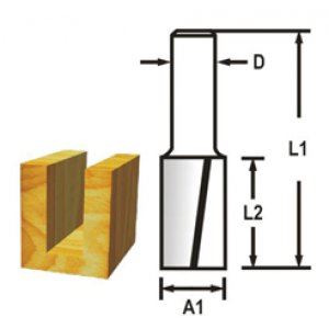 MAKITA Drážkovací fréza 2 břit stopka 12 mm,16x32x73 mm D-47656