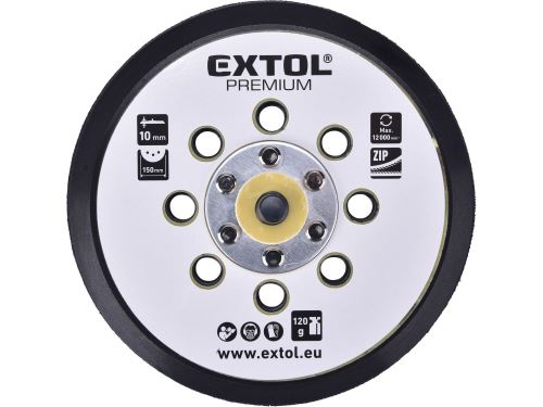 EXTOL PREMIUM Nosič kotoučů, suchý zip, Ø150mm, 8865038A