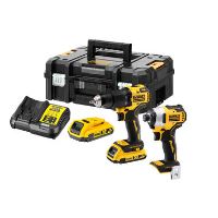 DeWalt Aku příklepový šroubovák + rázový utahovák DCK2062D2T DeWalt Aku příklepový šroubovák + rázový utahovák DCK2062D2T