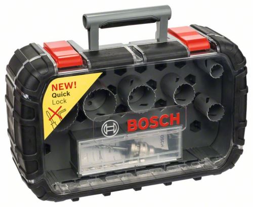 BOSCH 6dílná sada děrovek HSS BIM pro elektrikáře 22; 29; 35; 44; 51; 64 mm 2608580885