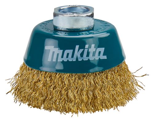 MAKITA miskovitý kartáč z mosazného drátu,vlnitý drát 0,3 mm,60 mm D-39746