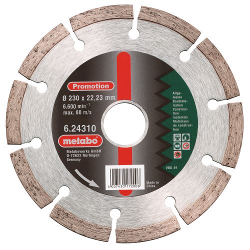 METABO Diamantový řezný kotouč 230x22,23 mm 624310000