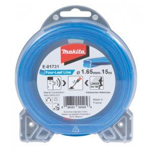 MAKITA struna nylonová 1,65 mm, modrá, 15m, speciální pro aku stroje E-01731