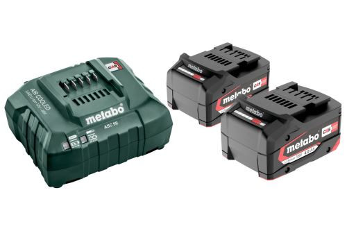 METABO Basic set (nabíječka + akumulátory) 18V / 2 x 4,0 Ah 685050000