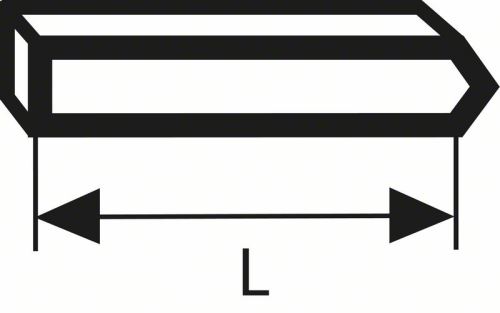 BOSCH Kolíčky/jehly, typ 41 14 mm (1000 ks) 2609200292