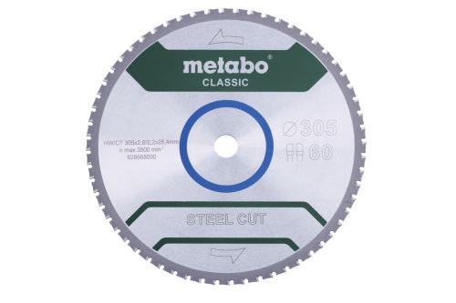 METABO Pilový kotouč 305 x 25,4 mm- 60 zubů 628668000