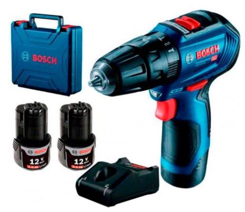 BOSCH Akumulátorový kombinovaný šroubovák GSB 12V-30 06019G9100