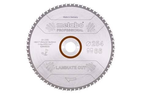 METABO Pilový kotouč „laminate cut – professional“, 254 x 30 mm, 66 zubů, 0° 628446000