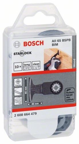 BOSCH RB – 10 ks AII65 BSPB 40 x 65 mm 2608664479