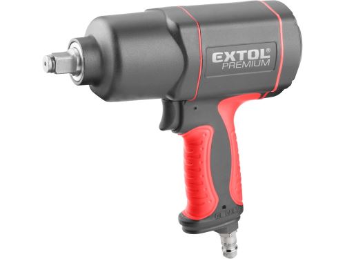 EXTOL Premium Pneumatický rázový utahovák 1/2" 800 Nm kompozit 8865016